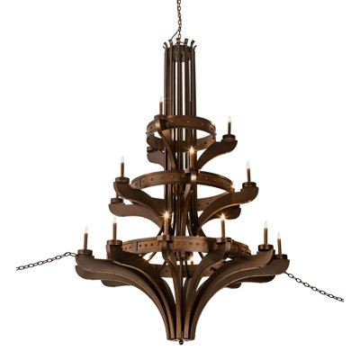 Lustre empire de style bougie 21 lumières Castilla