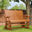Fauteuil coulissant pour deux personnes en bois massif-876215421
