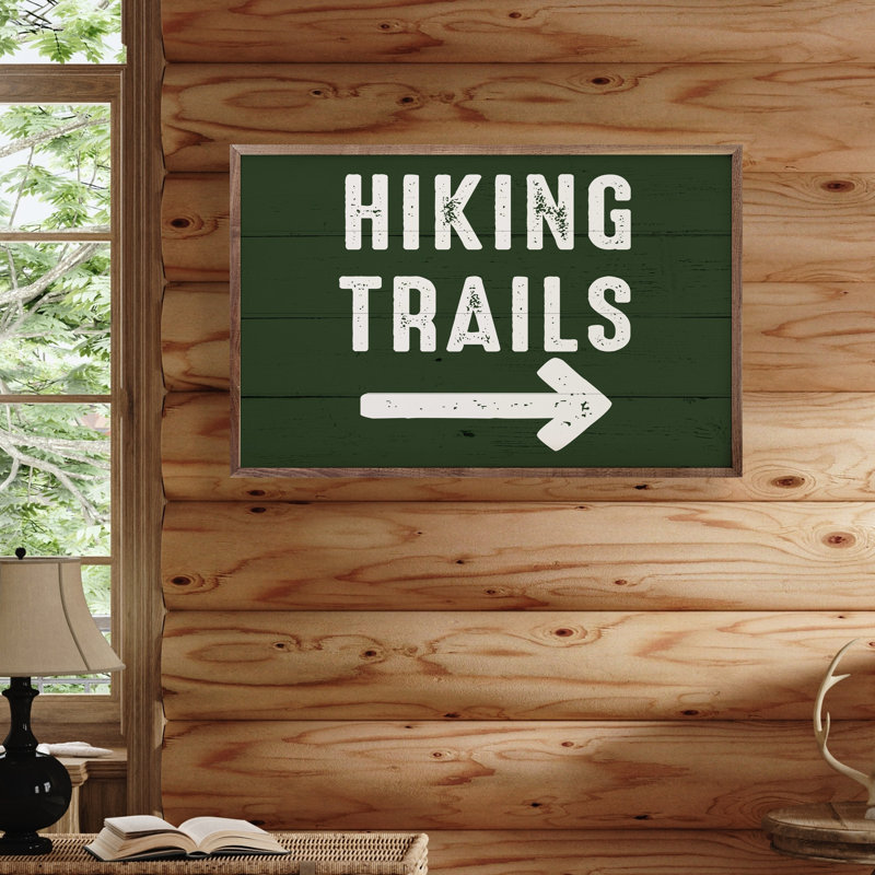 Hiking Trails Arrow, 16" H x 24" W