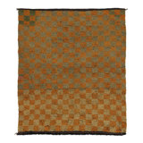 Vintage One-of-a-Kind 4'3 X4'11 Hand Knotted Area Rug