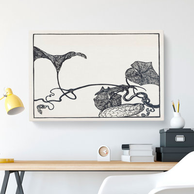 Pickle Plant by Theo Van Hoytema - Wrapped Canvas Drawing