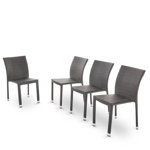 Bronstein Stacking Patio Dining Side Chairs