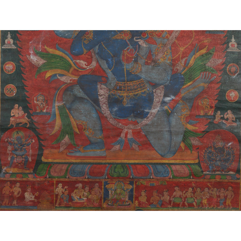 Chandariharoshana Newari traditionnel (Thangka sans brocart)