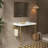 36'' Console Sink, Freestanding Wall Mounted Single Bathroom Vanity Set-1873691976-1873691979-1877533126