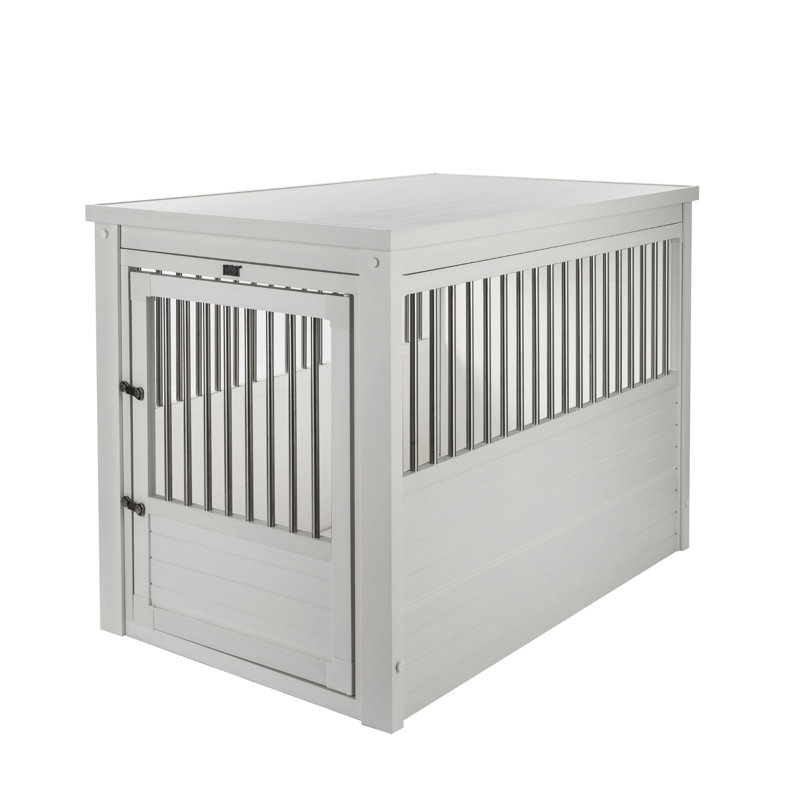 Caisse pour chien Southwick ECOFLEX, Très grande (H 30,9 po x l 27,6 po x P 42,5 po), Blanc antique