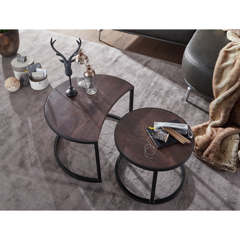 Pruden Frame Coffee Table, Brown