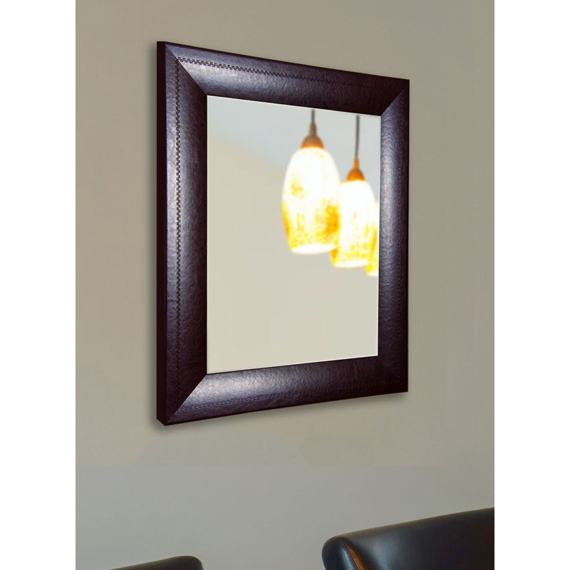 Arazeli Flat Wall Mirror, 32.25" H x 52.25" W