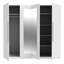 Temirlan 4 Door Manufactured Wood Wardrobe