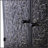 Art Accent Cabinet With 2 Doors, Distressed Decorative Storage For Entryway And Living Room, Embossed Pattern Sideboard Buffet