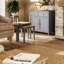 Daris Nest Of 2 Side End Tables. Solid Oak. Fully Assembled.-1252230266