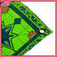 Tapisserie murale «Green Star Tile» - Décoration murale étoile-1380271449