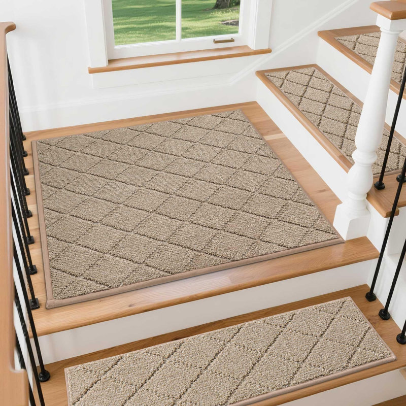 Tapis d'escalier de bordure antidérapants pour marches en bois