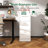 3 Drawer File Cabinet With Lock Metal Vertical File Cabinet Office Home, A4 Legal/Letter Size Narrow File Cabinet Locked,Assembly Required-1817623737