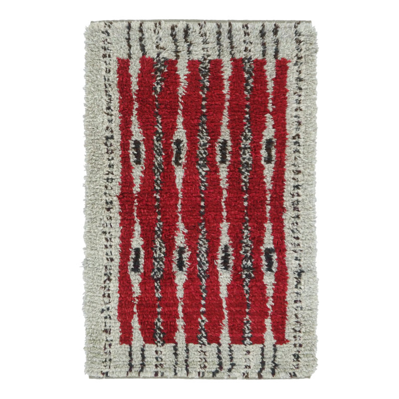 Scandinavian One-of-a-Kind 2'9x4'7 Hand Knotted Area Rug