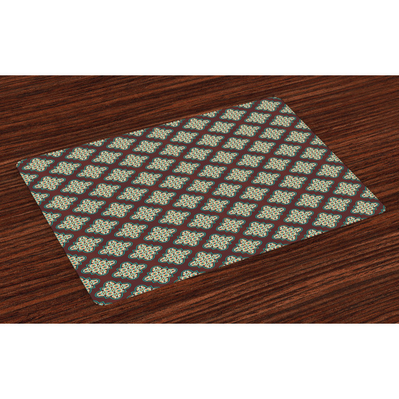 Asenath Quatrefoil Tile Placemat