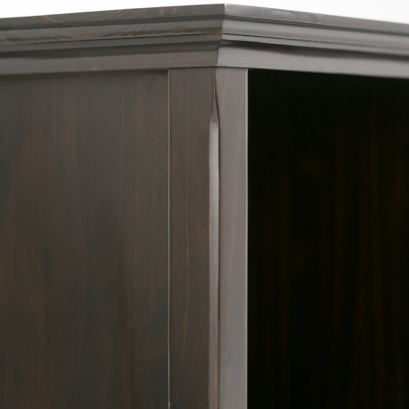 Amherst Hickory Brown Solid Wood 57'' 8-Cube Storage Console Table