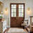 1-Light Gold Modern Wall Sconce With Clear Striped Glass Shade-59003840