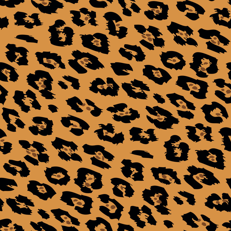 Seamless Cheetah Skin Pattern by Askmenow - Wrapped Canvas Print, 91cm H x 91cm W