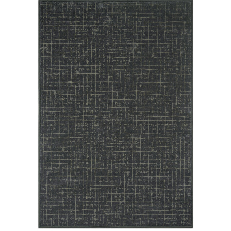 700G Woven - Like Dark Patterned American Style Carpet, Rectangle 5' x 7'