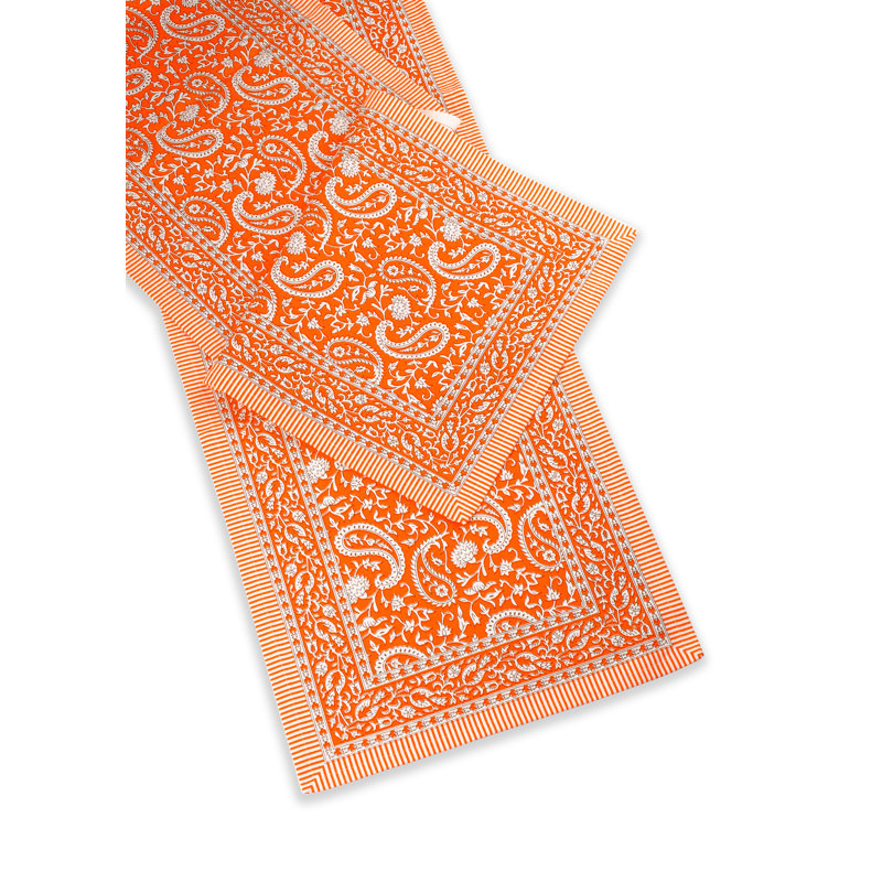 Chemin de table Tangerine, Orange