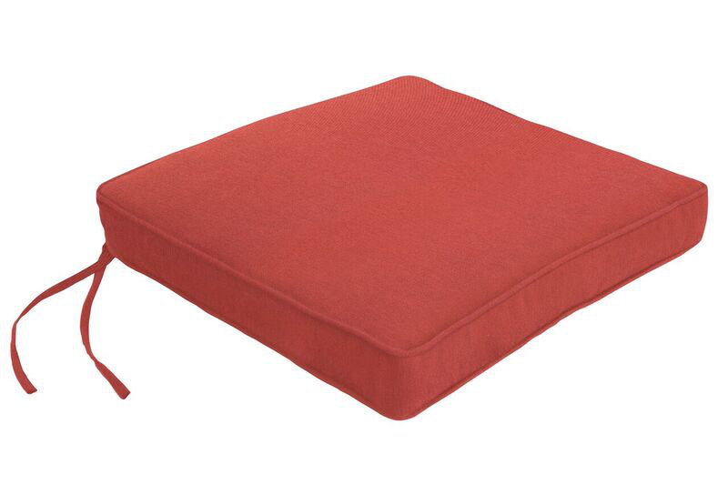 Coussin de chaise en sunbrella, Toile Toile Sunbrella® au henné, H 2,5 po x l 23,5 po x P 19 po