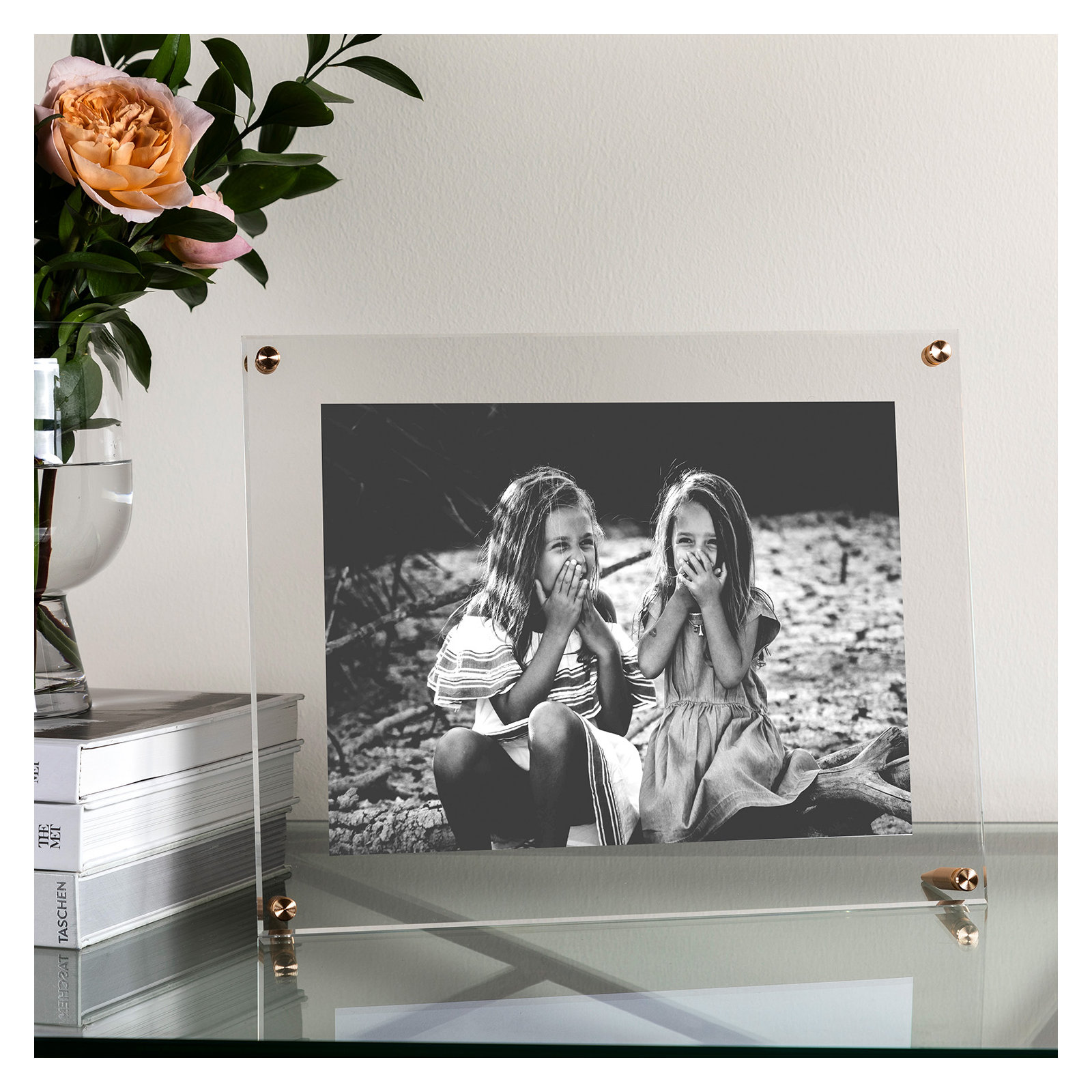Cateno Tabletop Reversible Picture Frame, Gold, 9" x 12"