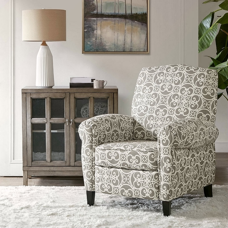 Fauteuil inclinable par pression, Gris