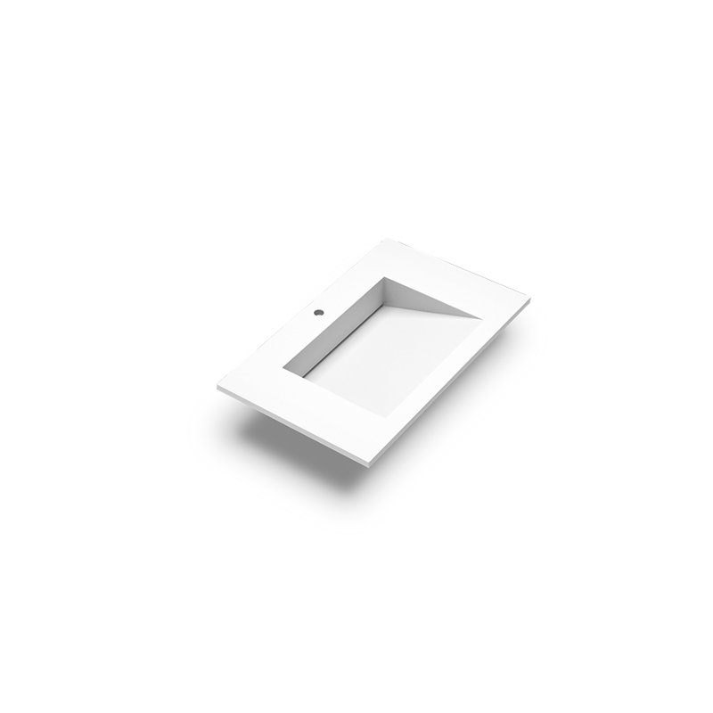 DAX 18.12'' Matte White Bathroom Sink