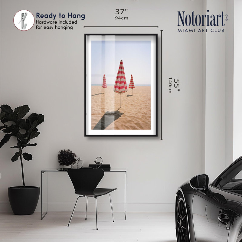 «Umbrella Array Shadowbox» par Notoriart, H 55 po x l 37 po, Noir