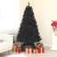 Arbre de Noël artificiel de 6 pi de hauteur, arbre de Noël non éclairé avec 1000 pointes de branches, ouverture automatique, base en acier