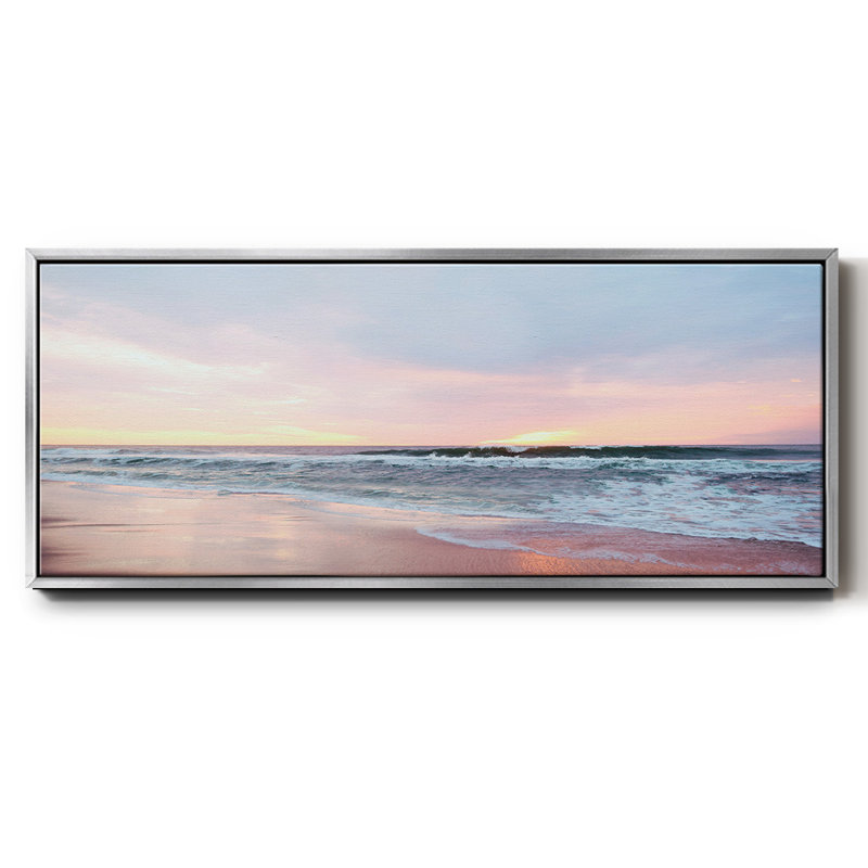Morning Stroll, reproduction d'art sur toile, H 24 po x l 60 po x P 1,5 po, Argent