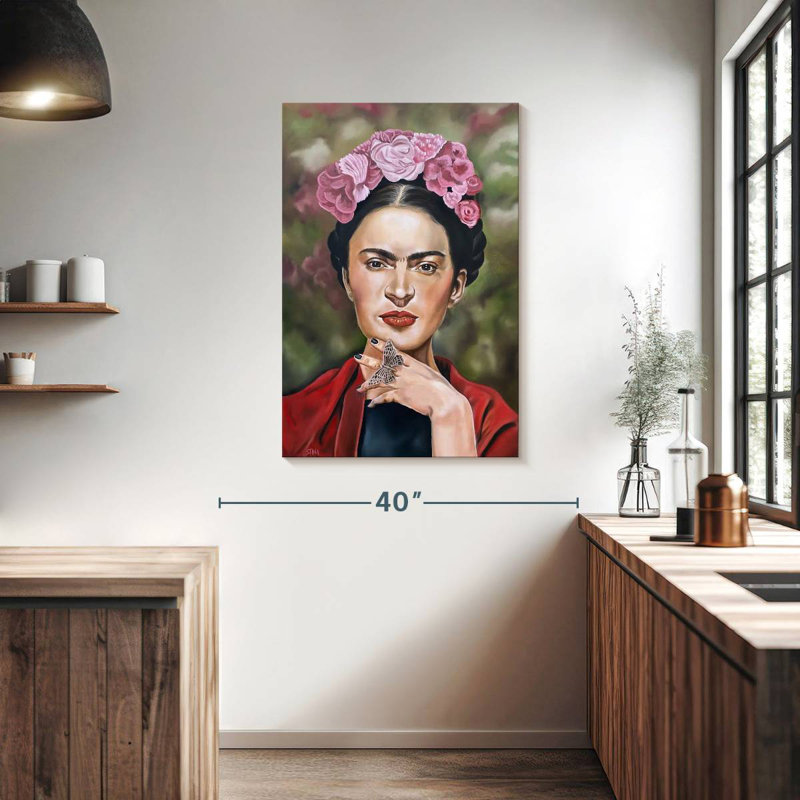 Leisha I Was Born A Painter, H 39 po x l 26 po