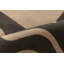 Tapis beige / vert en laine 3 pi 6 po x 5 pi 9 po Modern