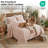 Southshore Fine Linens Vilano Oversized Quilt Set, Double-Brushed Microfiber Lightweight Quilted Bedding and 2 King Pillow Shams, King/California King, Blush-1048792247-1001114976