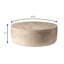 Table basse ronde et moderne Sandy