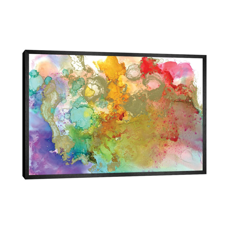 Somewhere Over The Rainbow by LouLouArtStudio - Floater Frame Gallery-Wrapped Canvas Giclée on Canvas, Black Framed Canvas