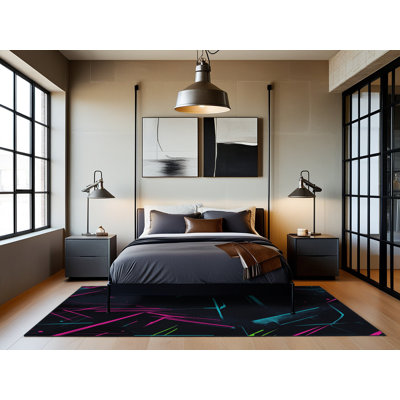 Fluorescent Threads Rug