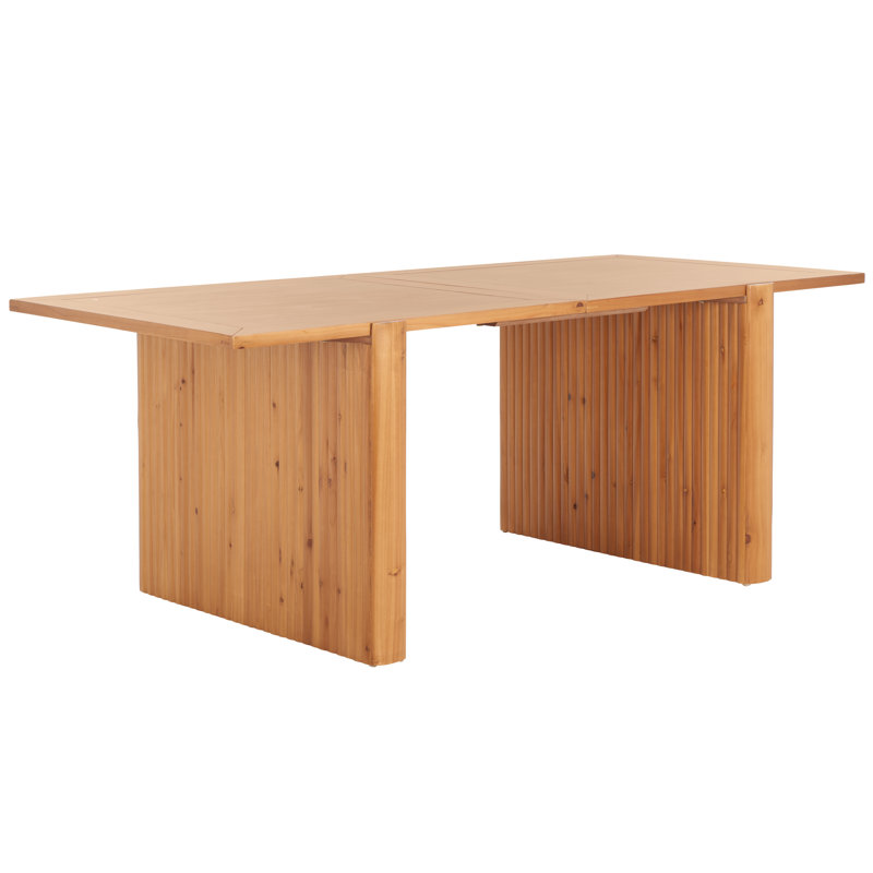Table de salle à manger Sumrall, Naturel, H 29,9 po x L 77,95 po x l 37 po