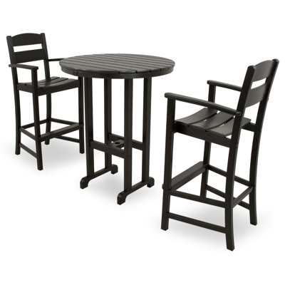POLYWOOD Classics 3-Piece Round Bar Set by POLYWOOD