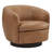 Marcy Geniue Leather Swivel Barrel Chair-1332775185