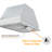 Awoco 36" Stainless Steel 600 CFM Ducted (Vented) Insert Range Hood with Baffle Filter