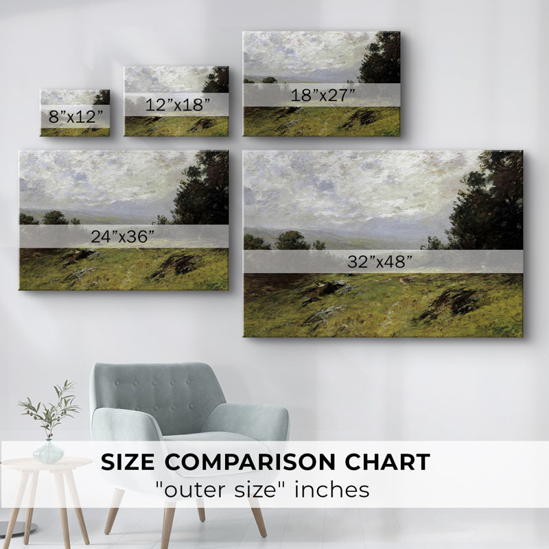 Paysages rétro-CMLXVII -Galerie enveloppée Cavas, 18 x 27