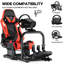Inbox Zero Adjustable Ergonomic PC & Racing Game Chair with Built-in Speakers