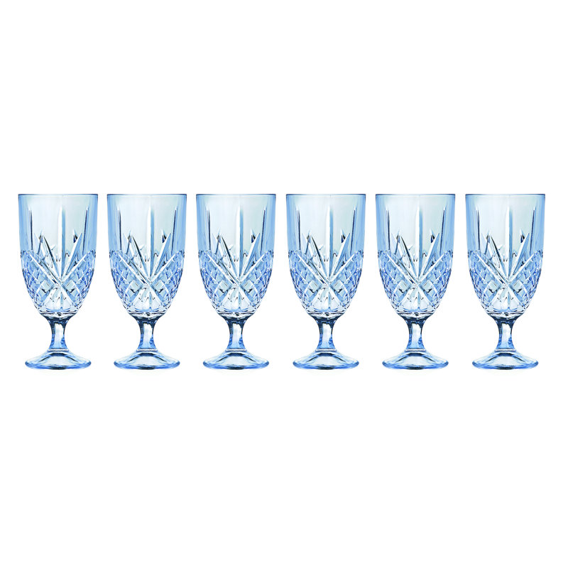Dublin Blush Iced 14 oz. Crystal Goblet