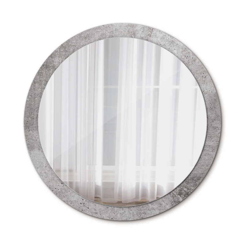Huldar Glass Flat Wall Mirror, 100cm H x 100cm W