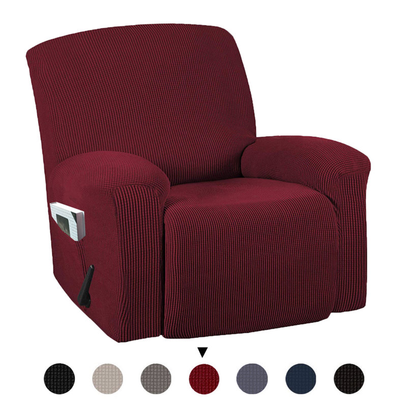Housse à oreilles pour coussins carrés / rectangulaires, Vin rouge