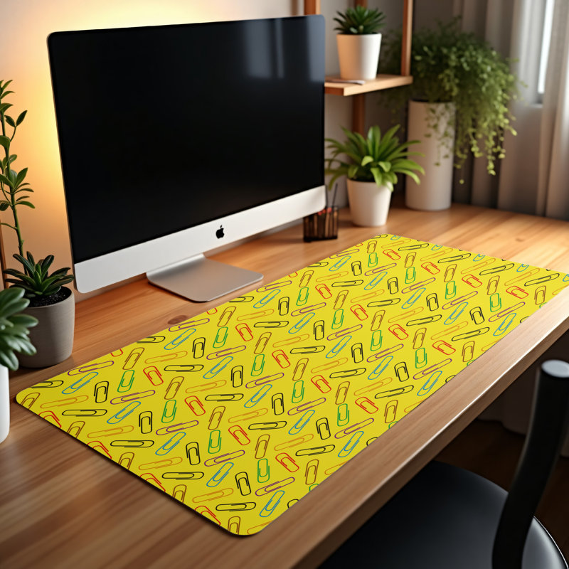 Polyester Desk Pad, 31.5x15.5