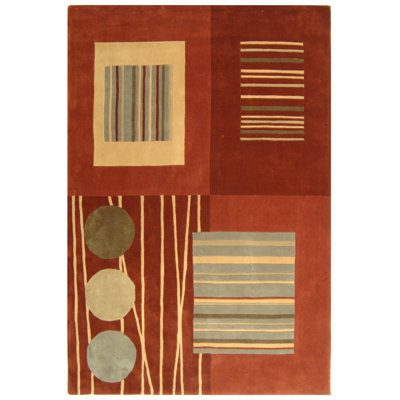 Rust Area Rug