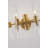 Transitional 2-Light Antique Brass Crystal Wall Sconce -25953393