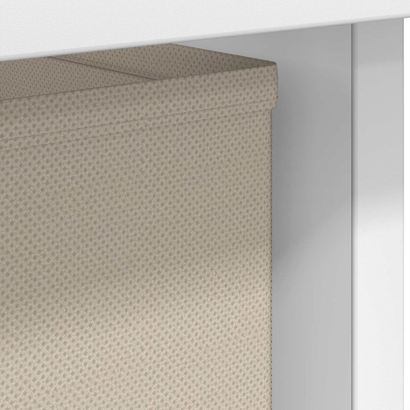 41cm W Composite Bedside Table, White